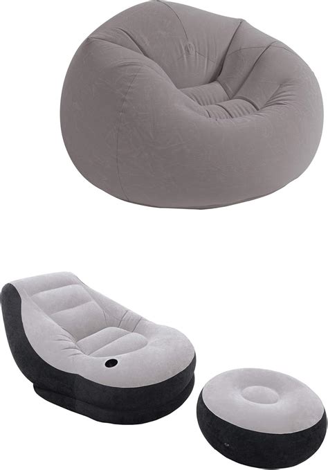 intexcorp fake bean bag chair|intex beanless bag chair.